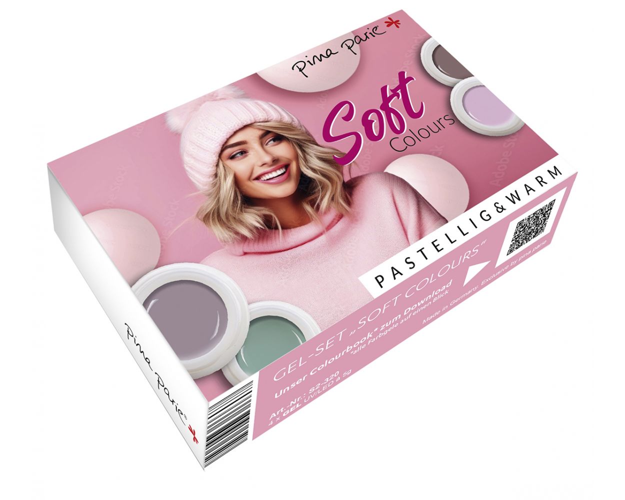 Set barvnih gelov Soft Colours - 4 x 5 g