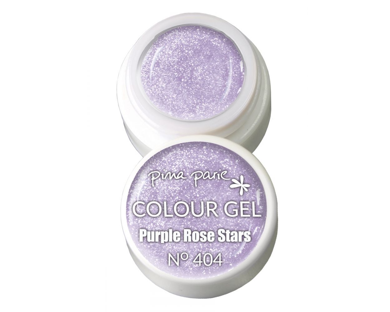 Barvni gel - Purple Rose Stars N°404