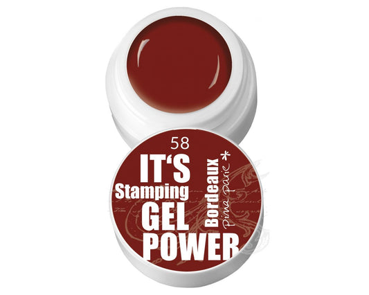 Stamping Gel 58 - Bordeaux