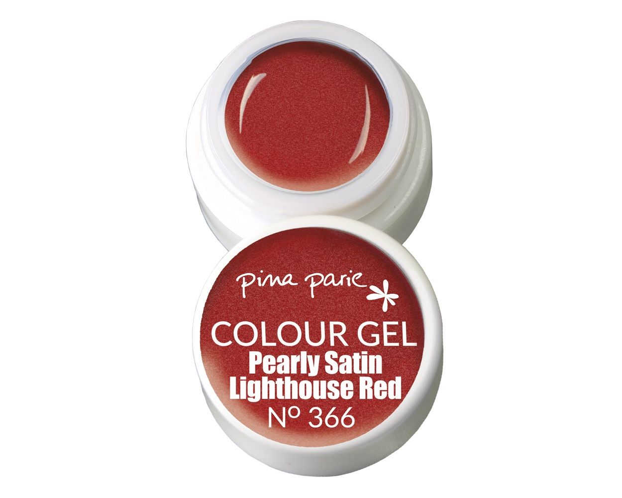 Barvni gel - Pearly Satin Lighthouse Red N°366